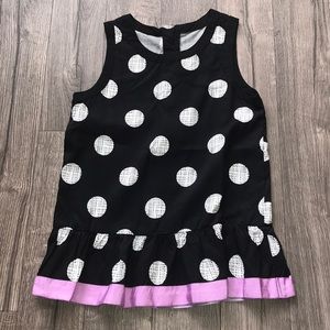 Gymboree,Black and white sleeveless top. Size 10